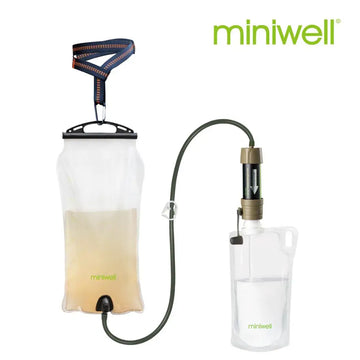 Filtre à eau portable Miniwell 0.1 µm | Autonomie hydrique en survie