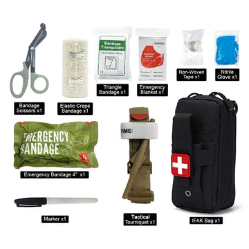 Trousse premier secours 10pcs | Parfaite pour l'Outdoor