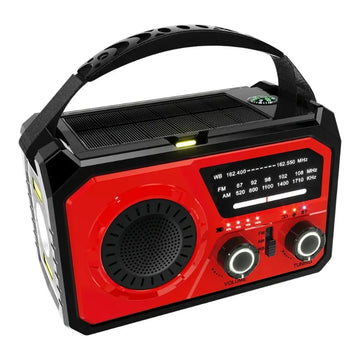 Radio solaire 16000mAh | Communication d'urgence fiable