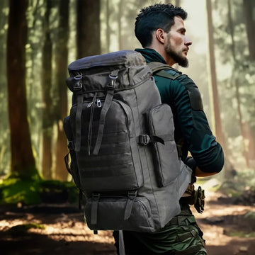 Sac à dos tactique 80L/100L | Parfait pour la survie en milieu hostile