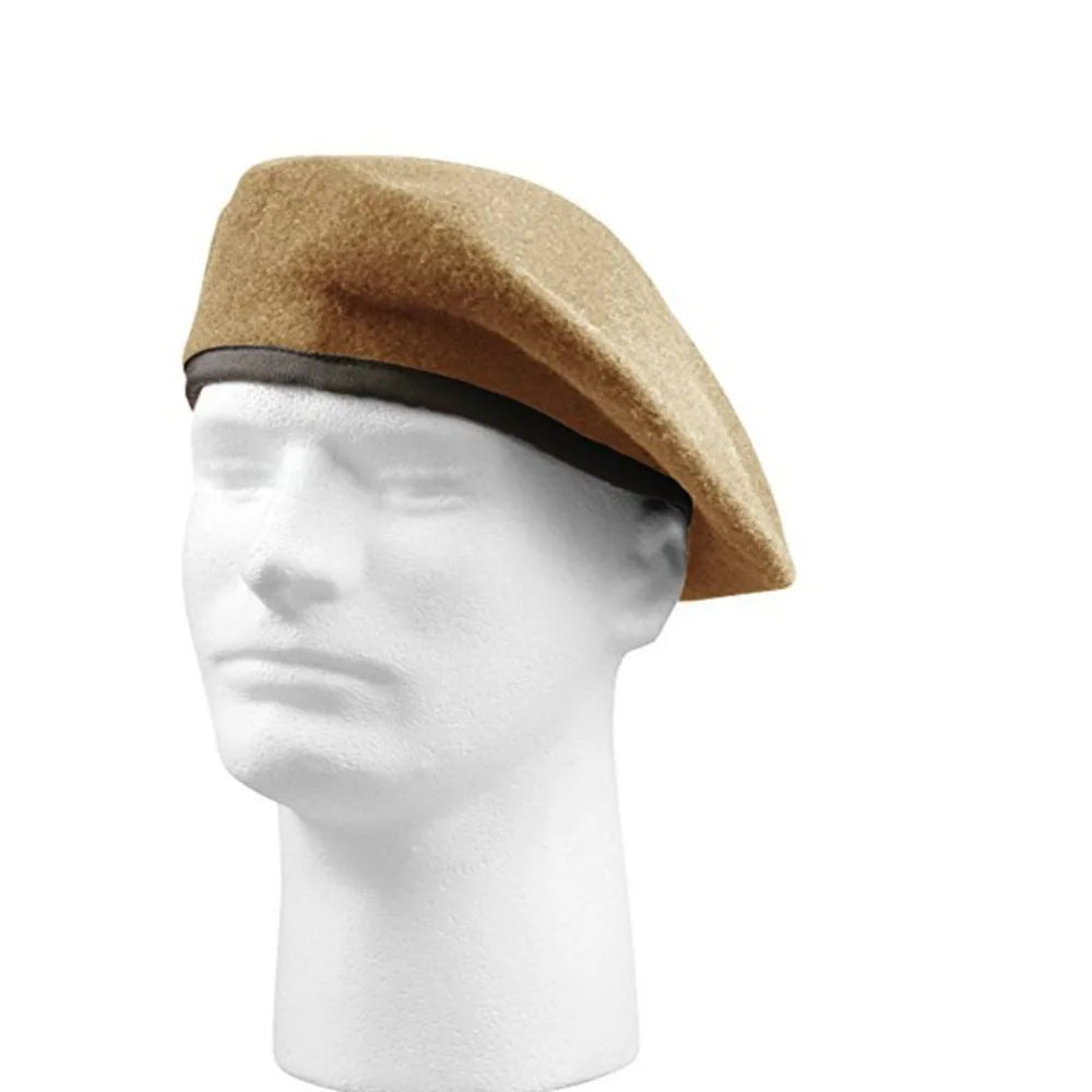 Beret militaire en laine | Élégance hivernale