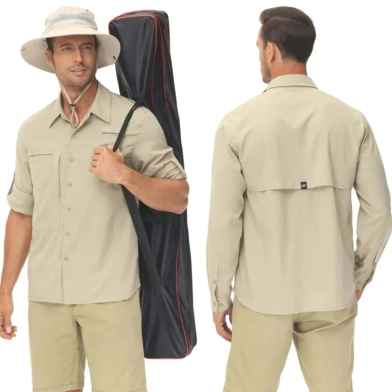 Chemise militaire homme UPF 50+ | Protection UV et Confort