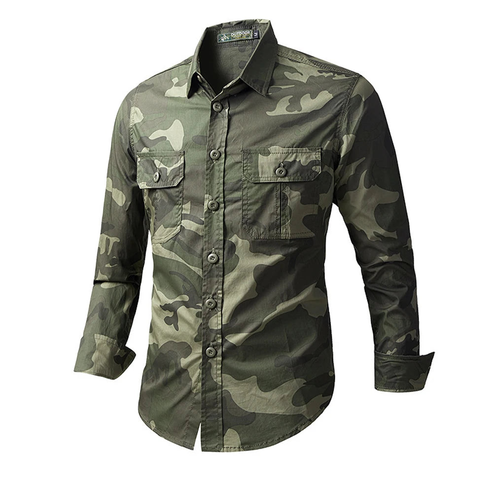 Chemise militaire homme Camouflage | Confort tout-terrain