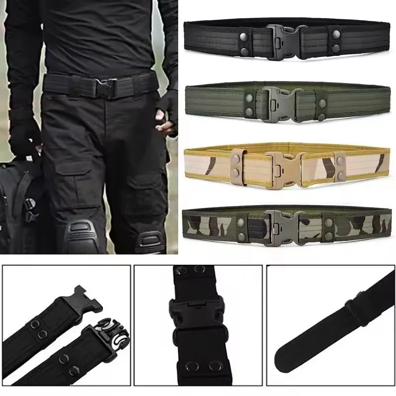 Ceinture Tactique Camouflage | Confort et Résistance