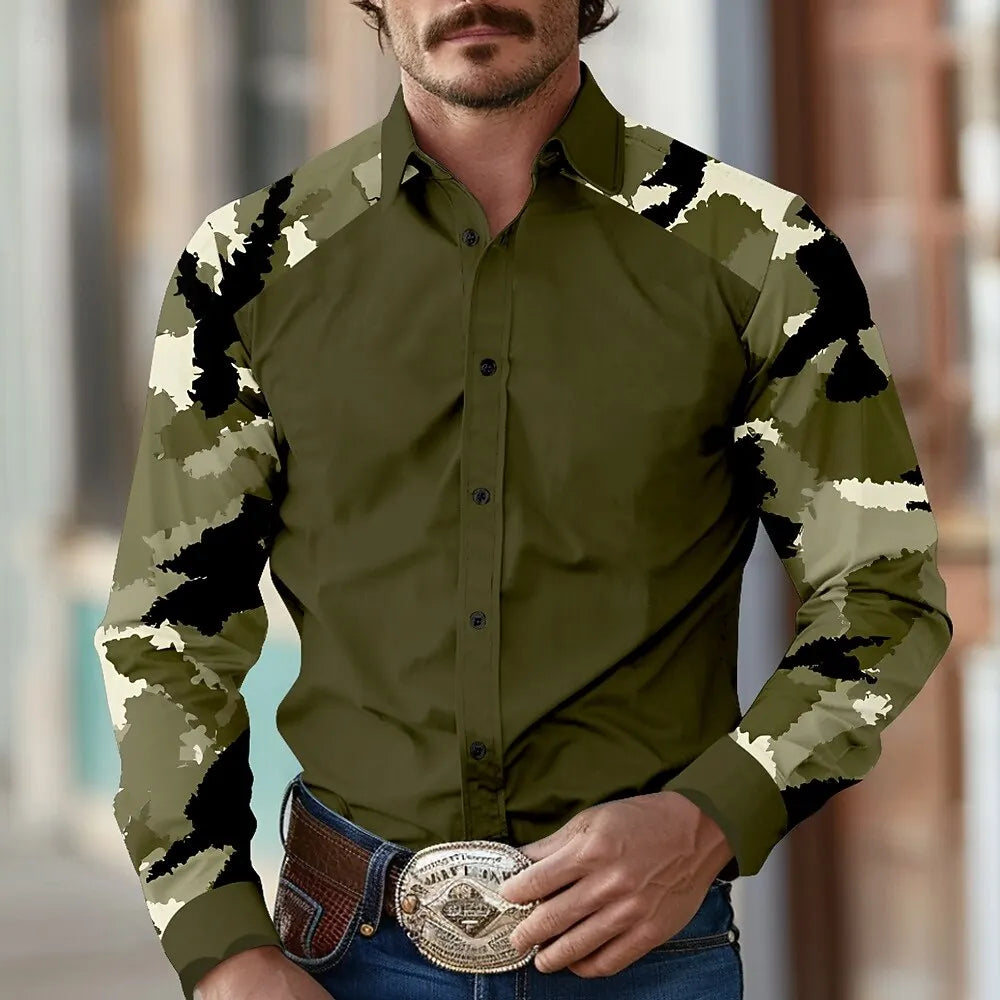 Chemise militaire homme Camouflage | Confort et Élégance