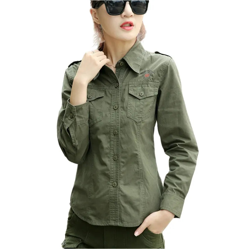 Chemise militaire femme | Élégance et Confort