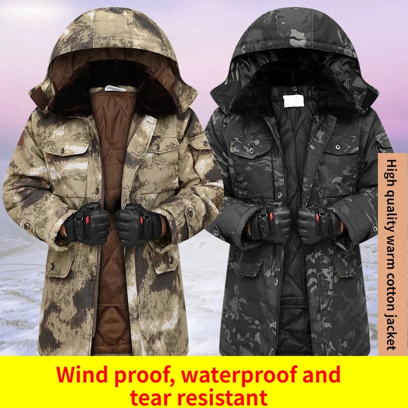 Parka militaire homme Camouflage | Chaleur et Confort