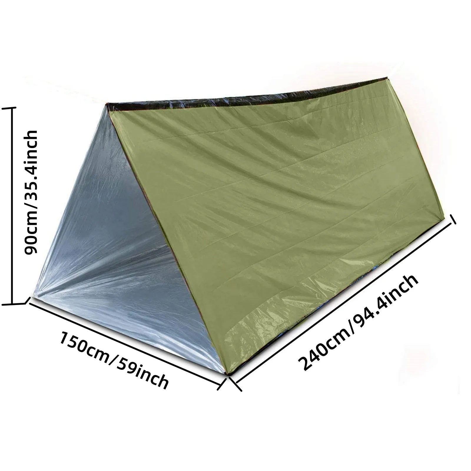 Tente de survie mylar | Protection Extrême