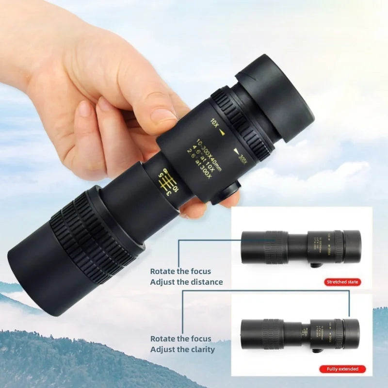 Jumelles de vue 10-300X Zoom | Vision en situation de crise